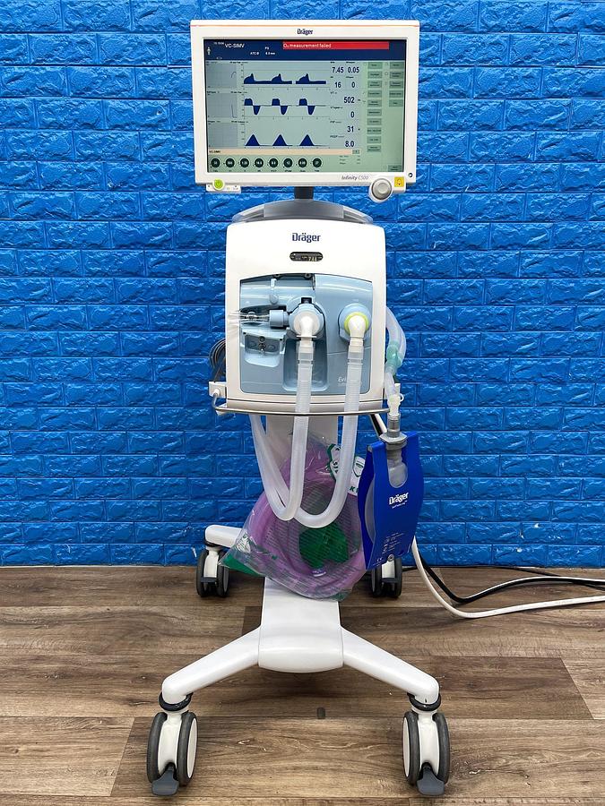 Used Dräger V500 Ventilator, YOM: 2015