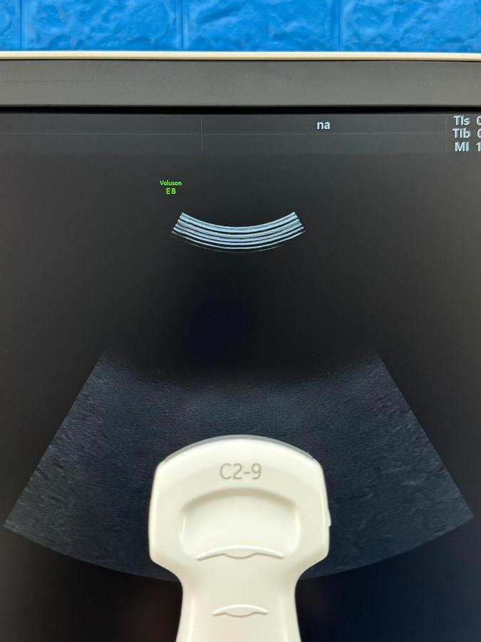 Used GE Voluson E8 Ultrasound YOM: 2019  Probes  - C1-6-D YOM: 2019 - C2-9-D YOM: 2014 - IC5-9-D 