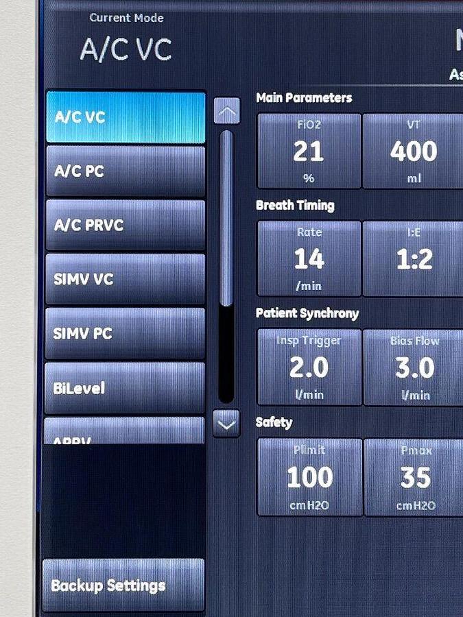 Used GE R860 Ventilator YOM