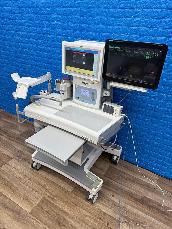 Used Dräger Perseus A500 Anesthesia YOM: 2015 