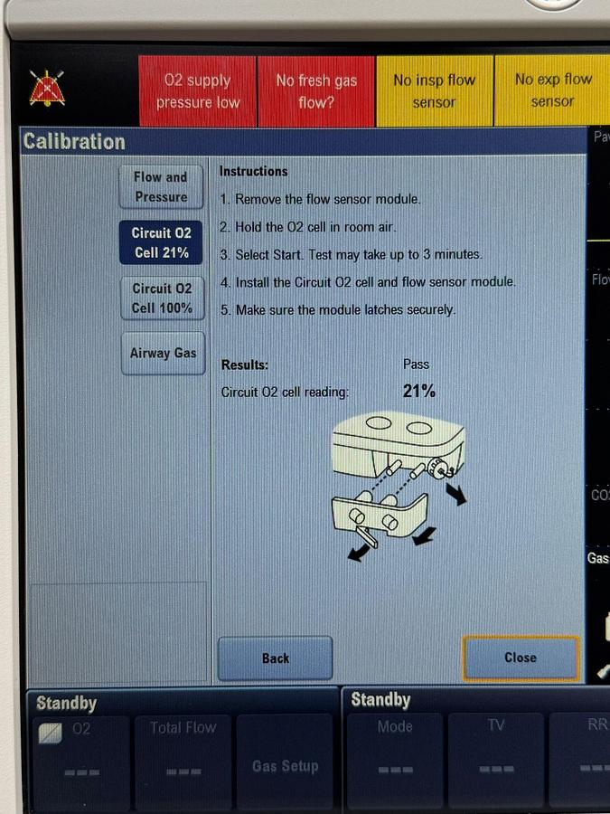 Used GE Avance CS2 Anesthesia YOM: 2013  