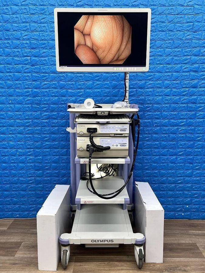 Used OLYMPUS CV-180/CLV-180 Tower with 2x Endoscopes