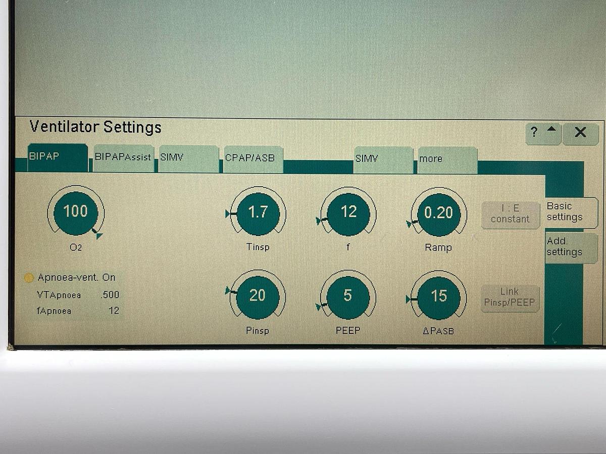 Used 9X Dräger Evita XL Ventilator