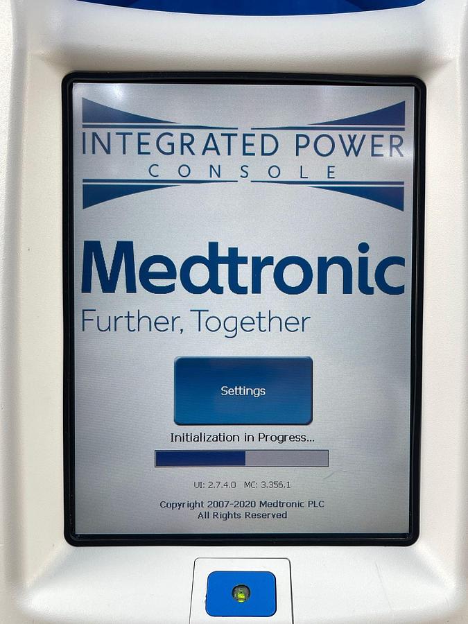 Used MEDTRONIC IPC REF: 1898001 Straight Shot M5 Hand piece REF: 1899200 Footswitch REF: 1898430 IPC