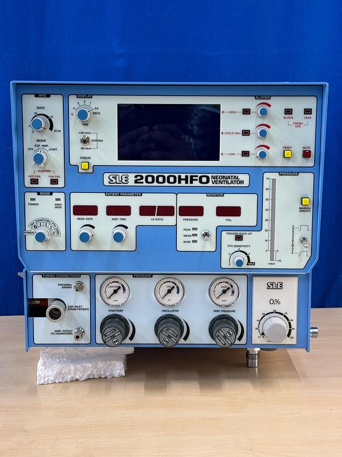 Used SLE 2000 HFO Neonatal Ventilator YOM: 2010 