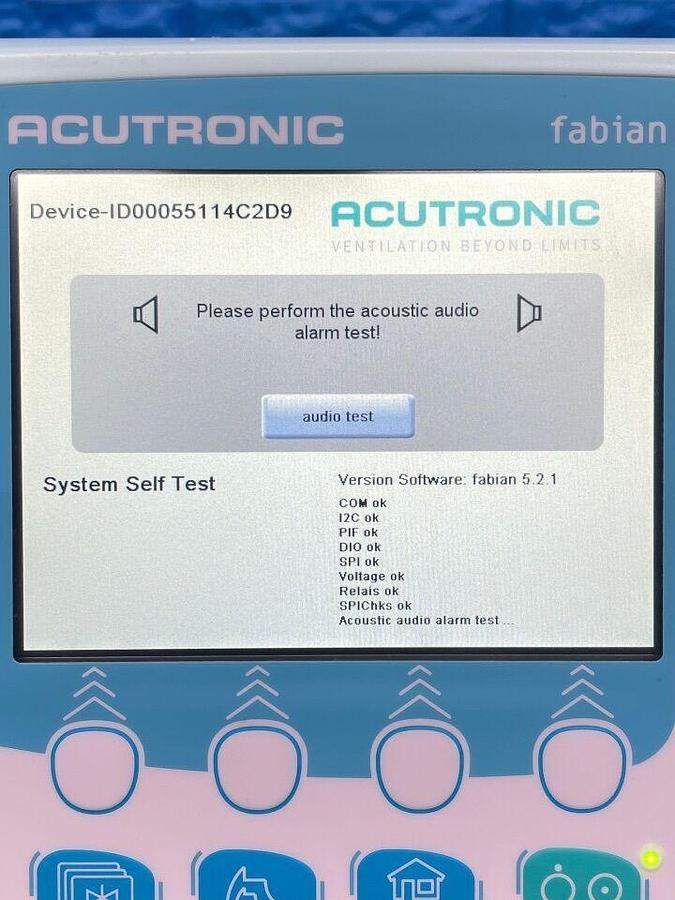 Used ACUTRONIC Fabian Therapy Evolution YOM