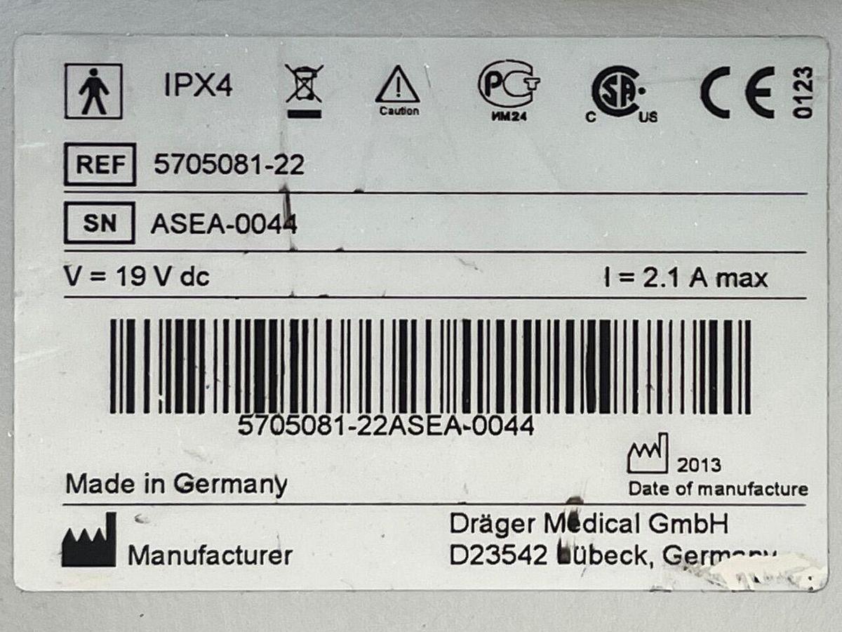 Used DRAEGER Oxylog 2000 plus YOM