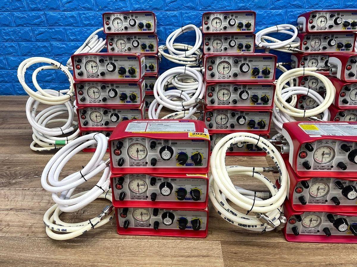 Used PNEUPAC Para PAC Plus 310 Ventilator