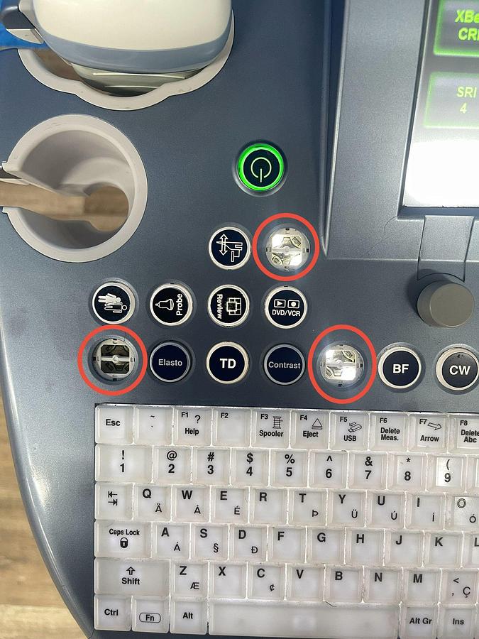 Used GE Datex Ohmeda Voluson E6 Ultrasound YOM: 2015 Probes RAB6-D YOM: 2015 IC5-9-D YOM: 2015