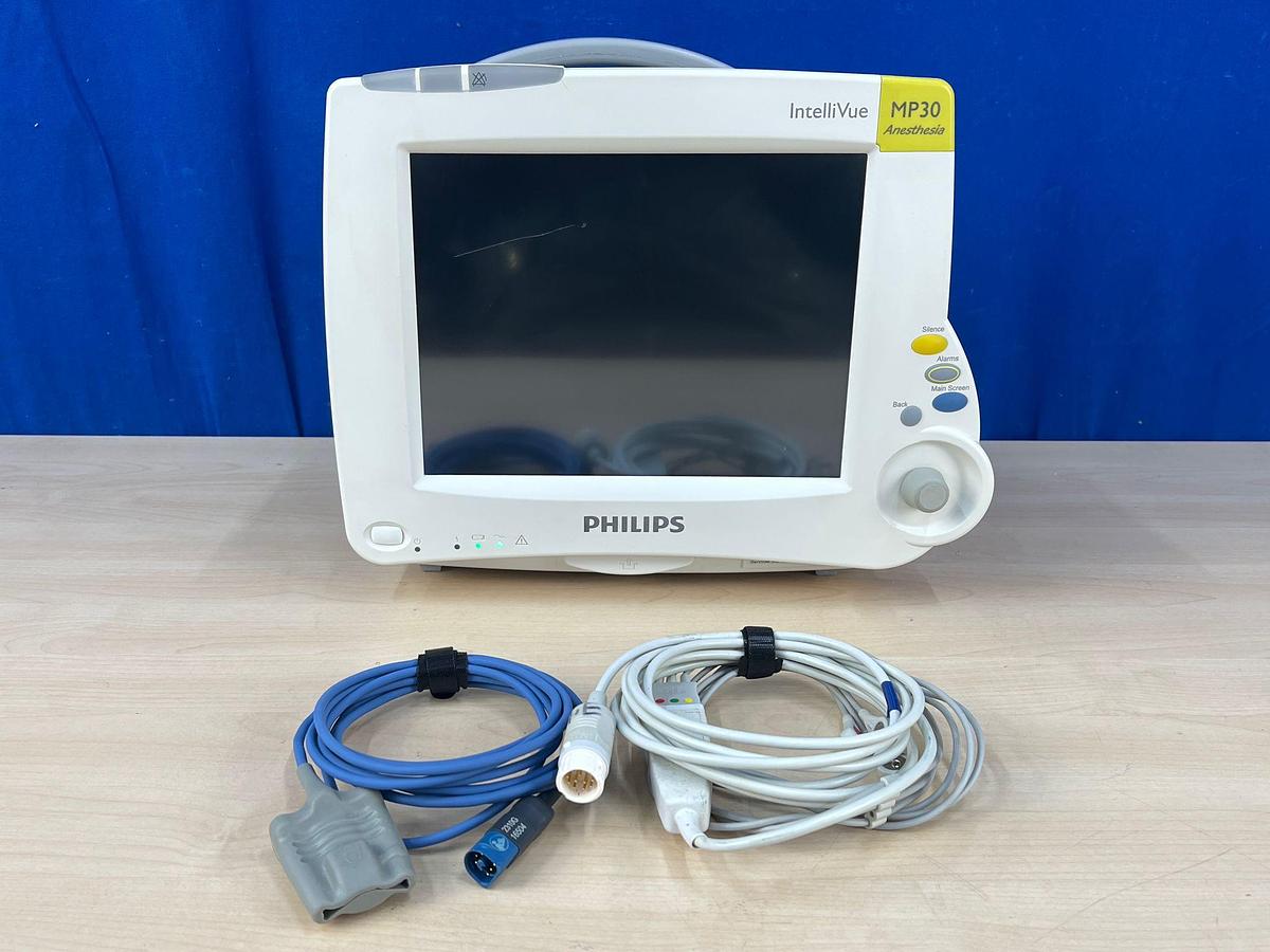 Used Philips IntelliVue MP30 patient monitor, YOM: 2013