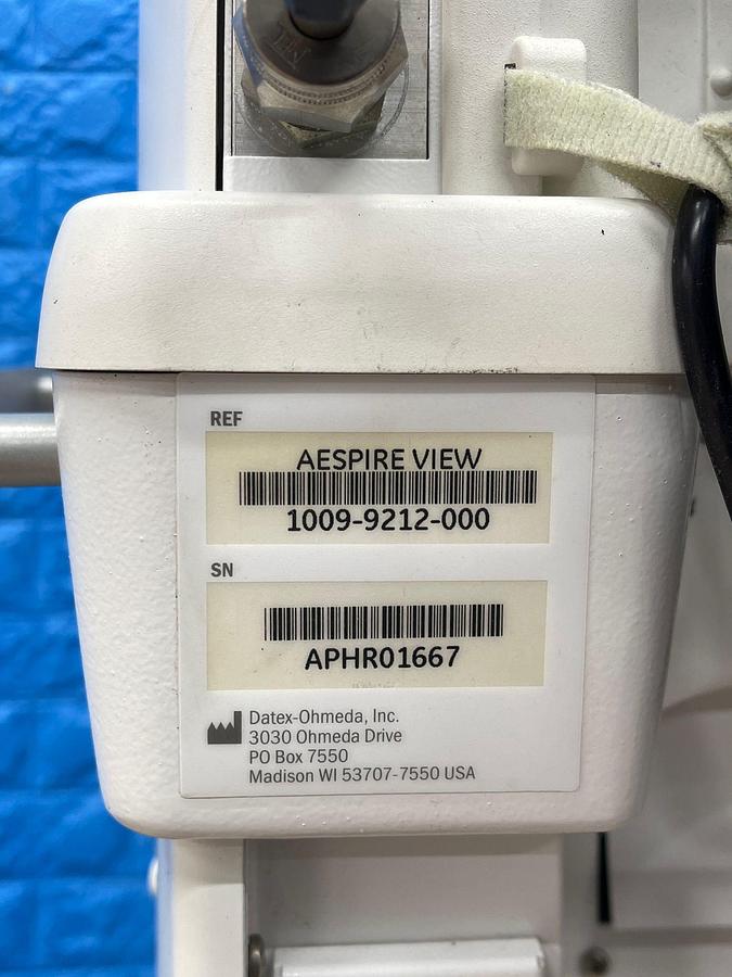 Used GE Aespire View Anesthesia YOM: 2012