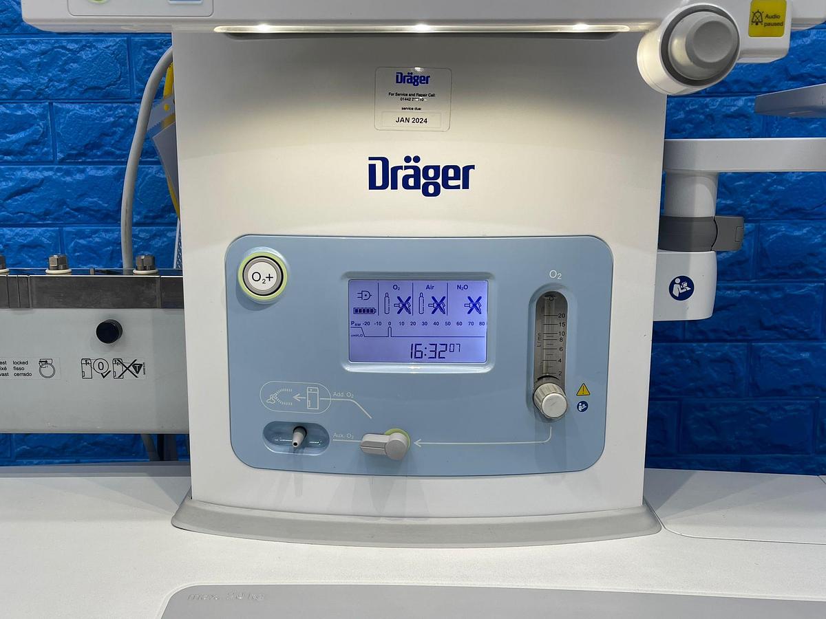 Used Dräger Perseus A500 Anesthesia YOM: 2015