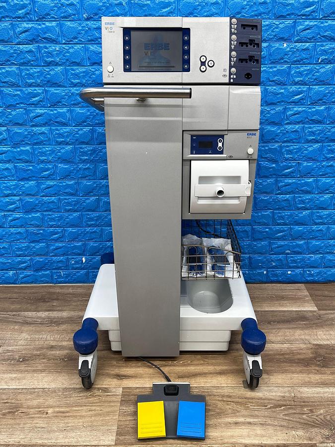 Used Erbe VIO 300D Includes Foot Switch, Erbe IES 2 Pump and ERBE user manual