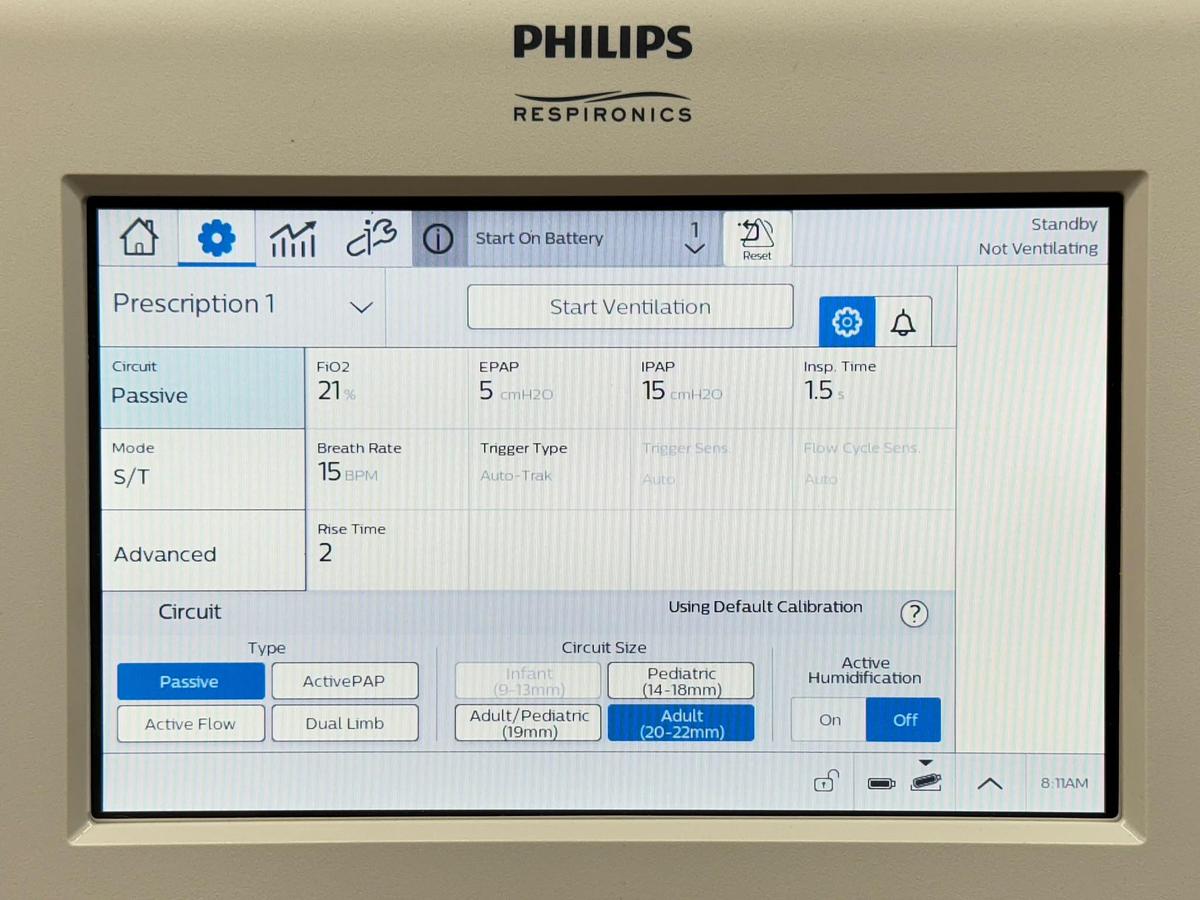 Philips Trilogy Evo Ventilator YOM: 2020