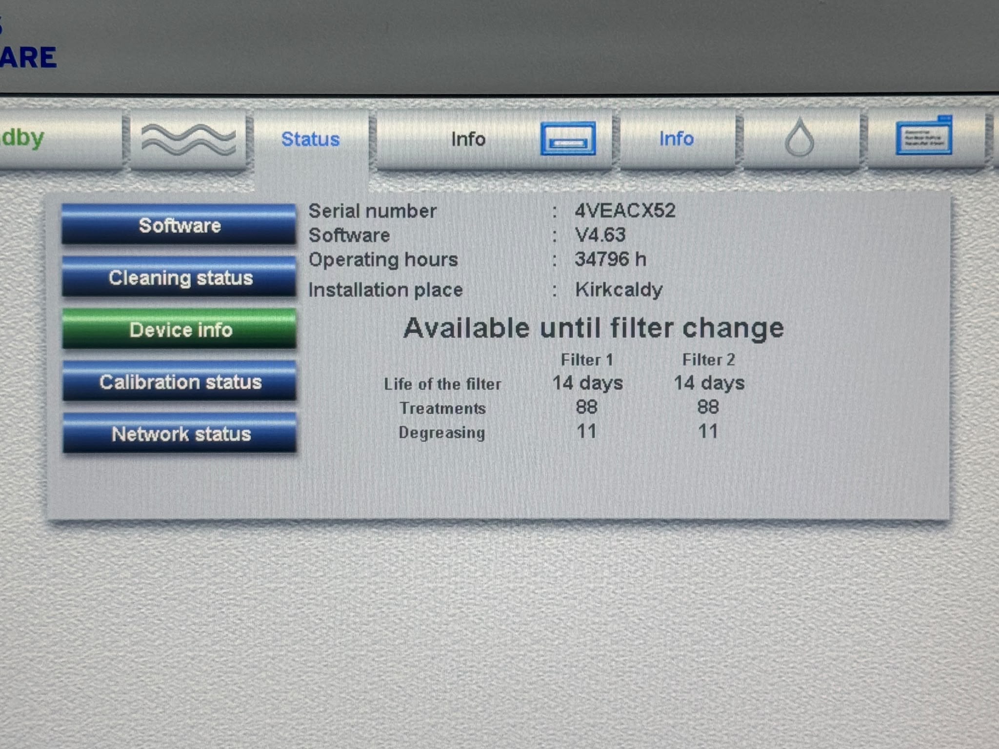 Used Fresenius 5008 CorDiax 2014