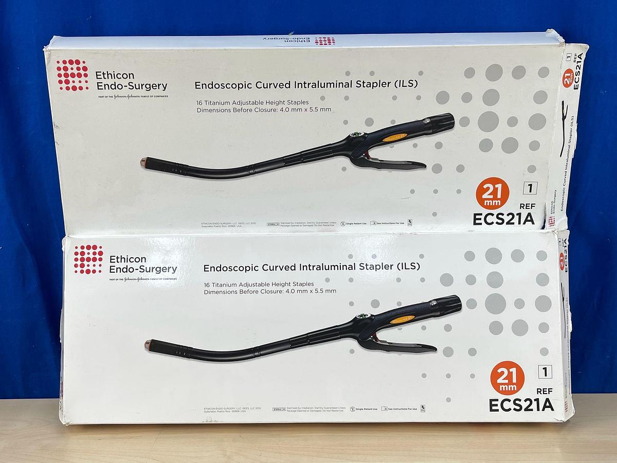 Ethicon Endo-Surgery Endoscopic Curved Intraluminal Stapler 21 MM REF: ECS21A