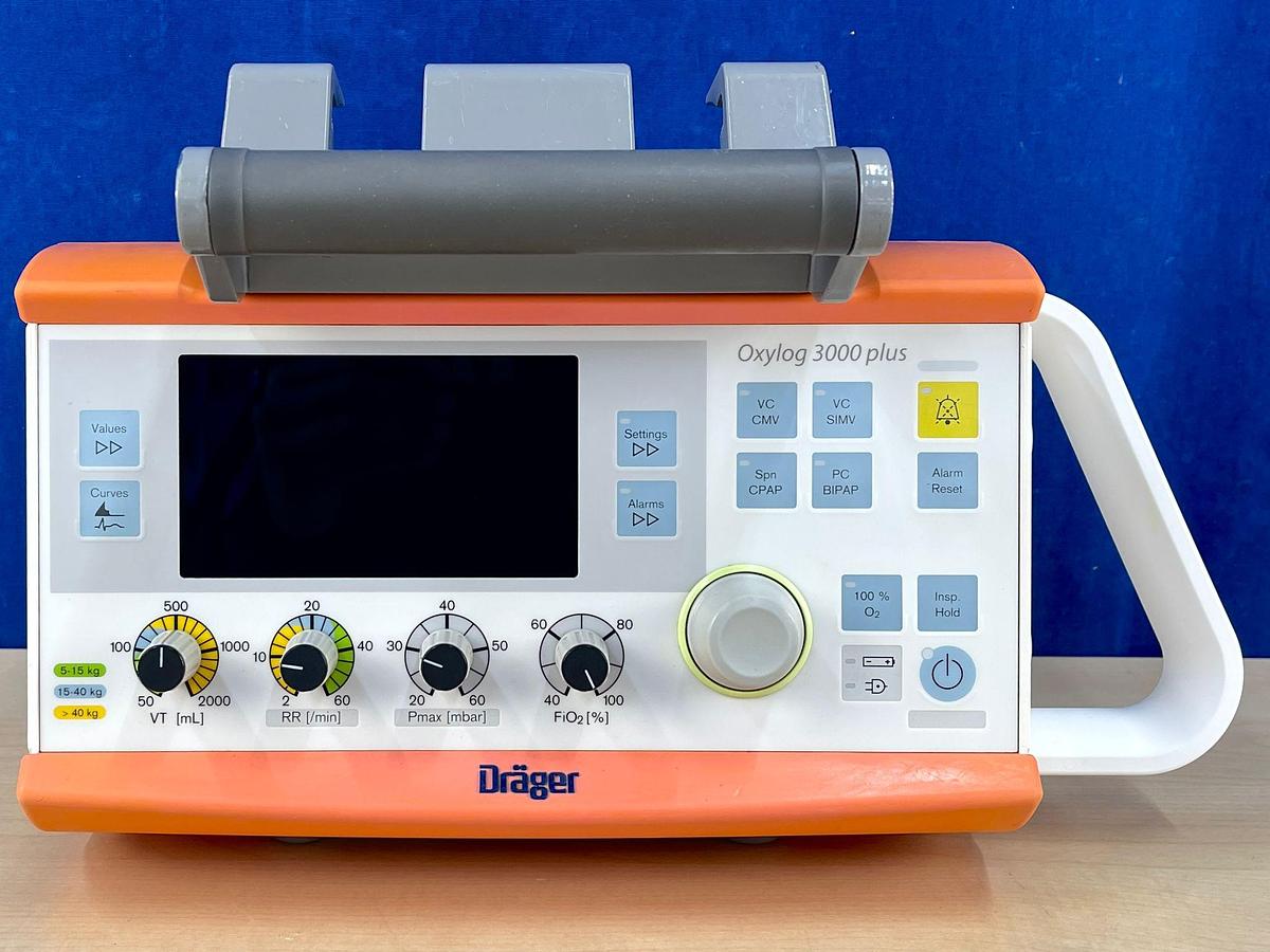 Used Dräger Oxylog 3000 Plus YOM: 2019