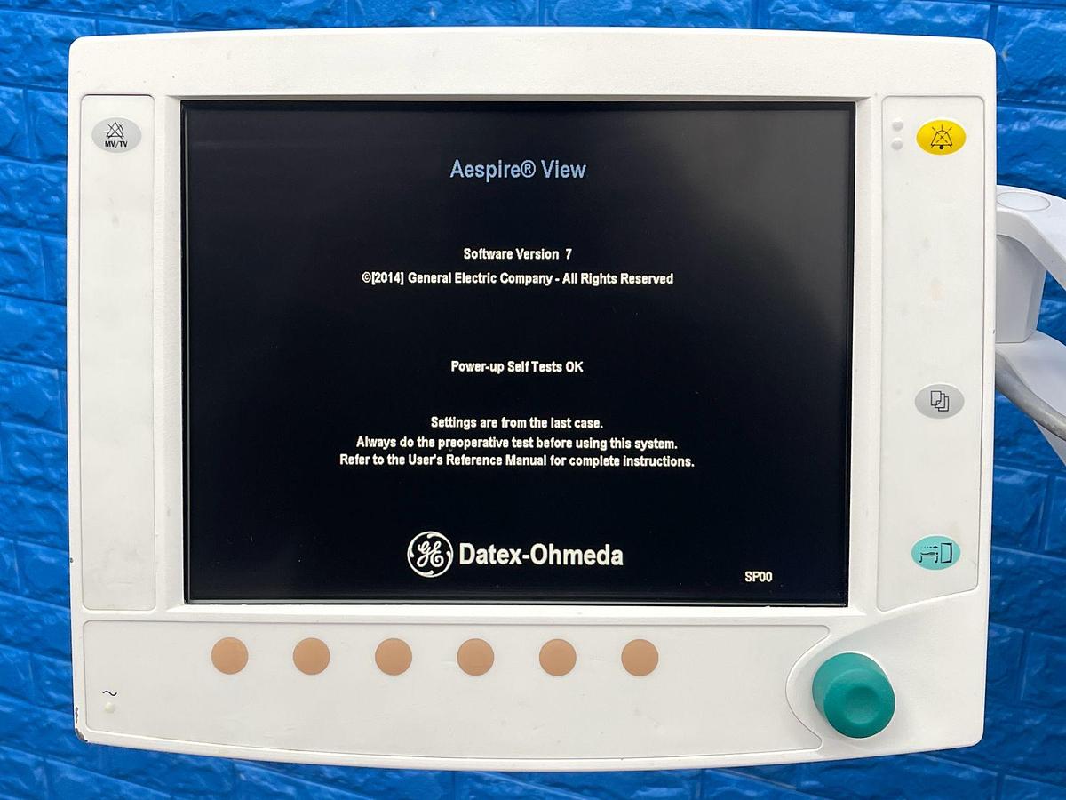 Used GE Aespire View Anesthesia YOM: 2017
