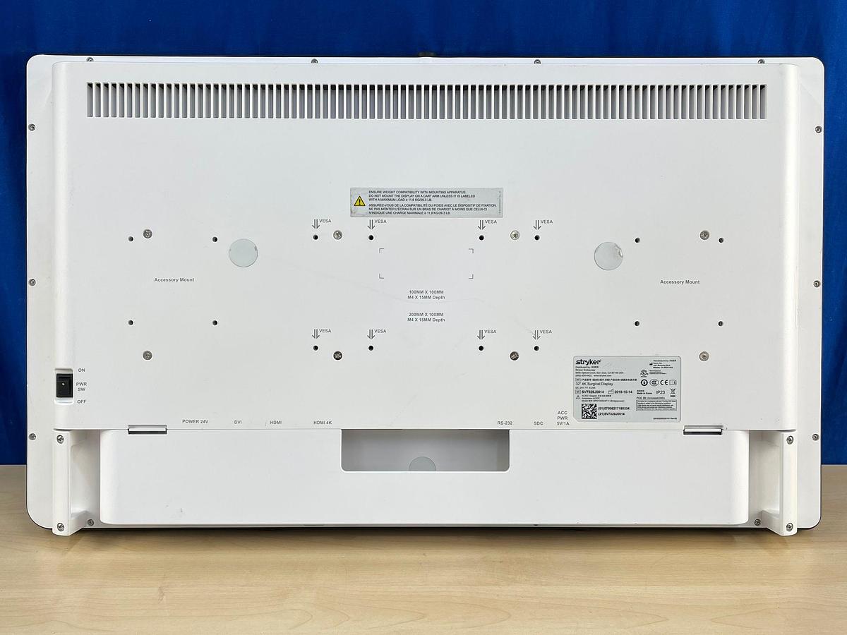 Used Stryker 32 Inch 4K LED Monitor YOM: 2019