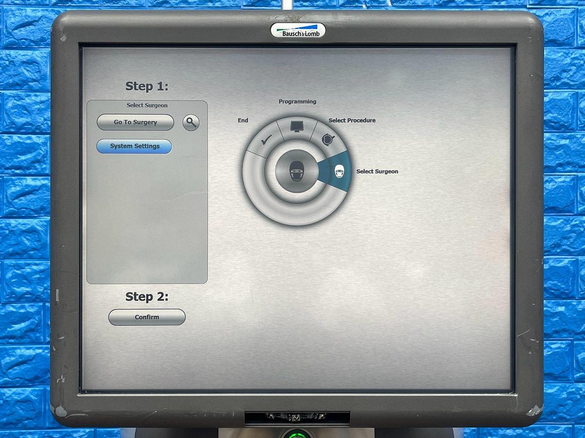 Used Bausch & Lomb Phacoemulsifier Stellaris PC Laser machine YOM: 2013 With Footswitch and 2 Hand pieces