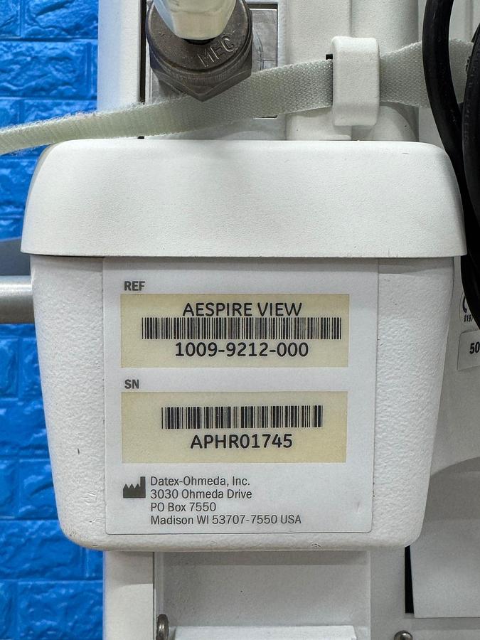 Used GE Aespire View Anesthesia  YOM: 2012 