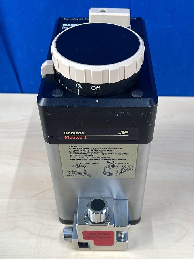 Used GE Datex-Ohmeda Tec 4 Halothane Vaporiser