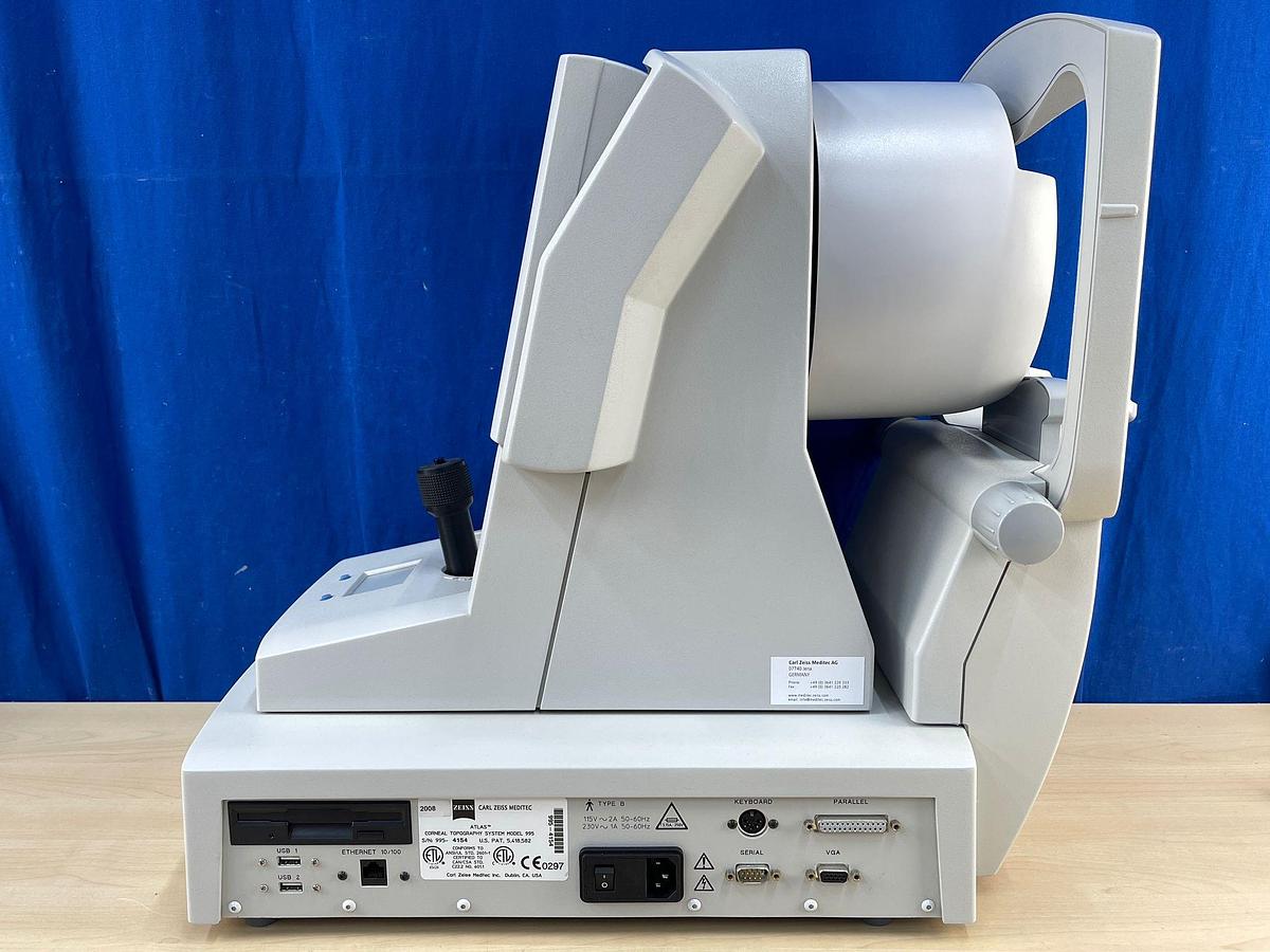 Used ZEISS CORNEAL TOPOGRAPHY SYSTEM Model: 995 YOM: 2008