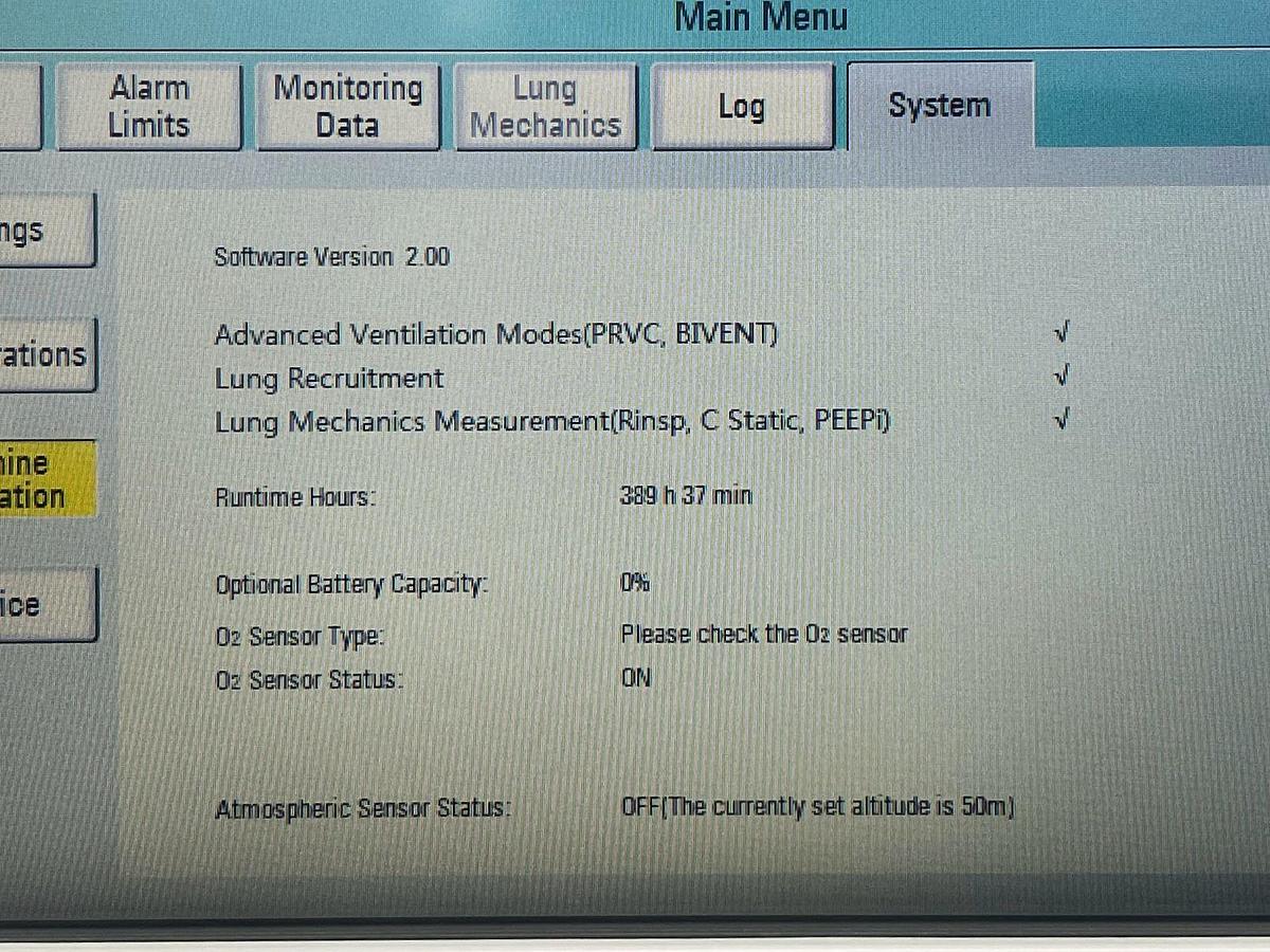 Used Aeonmed Ventilator Vg 70 YOM:2020