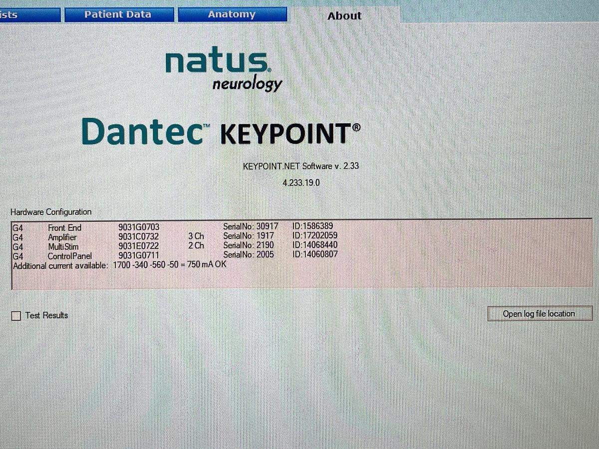 Used Keypoint G4 EMG  REF: 9031A070101 YOM: 2017