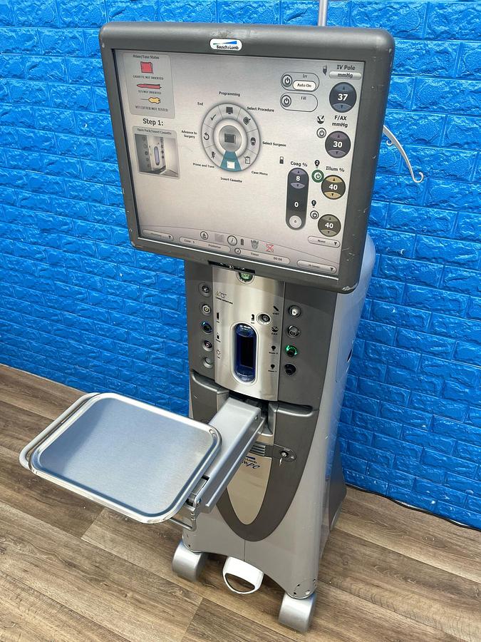 Used Bausch & Lomb Phacoemulsifier Stellaris PC Laser machine YOM: 2013 With Footswitch and 2 Hand pieces