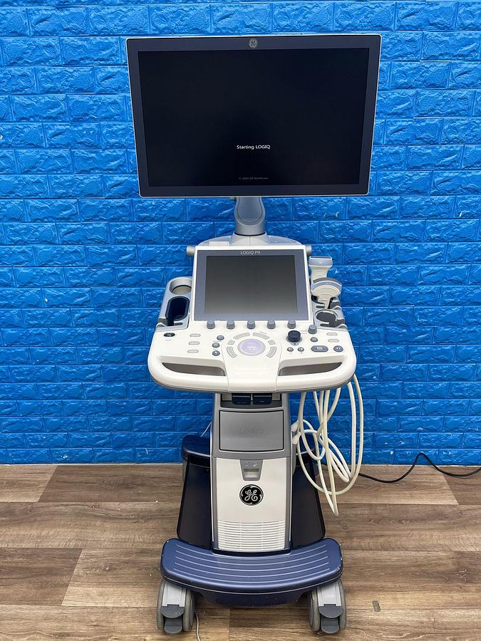 Used GE Logiq P9 Ultrasound YOM: 2016 With 2 Probes