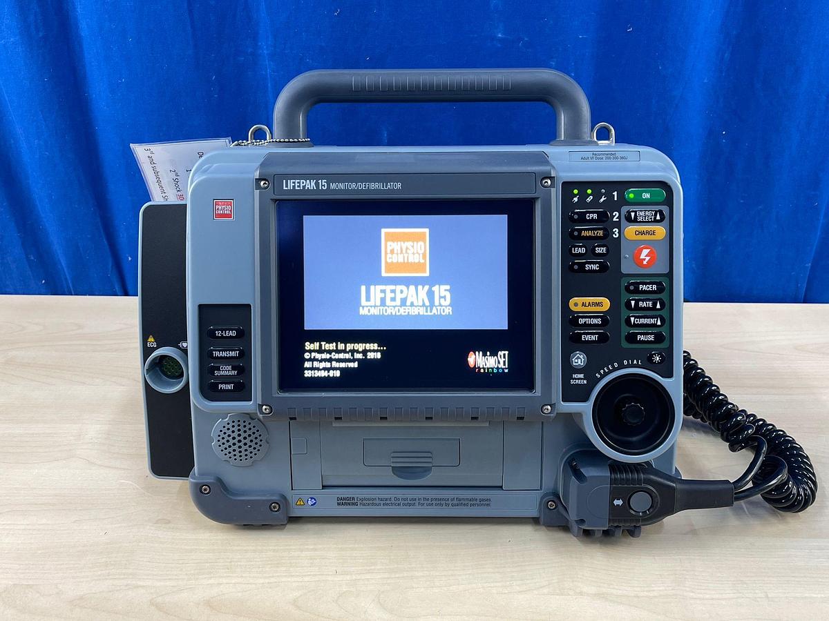 Used Physio Control Lifepak 15 Monitor YOM: 2018