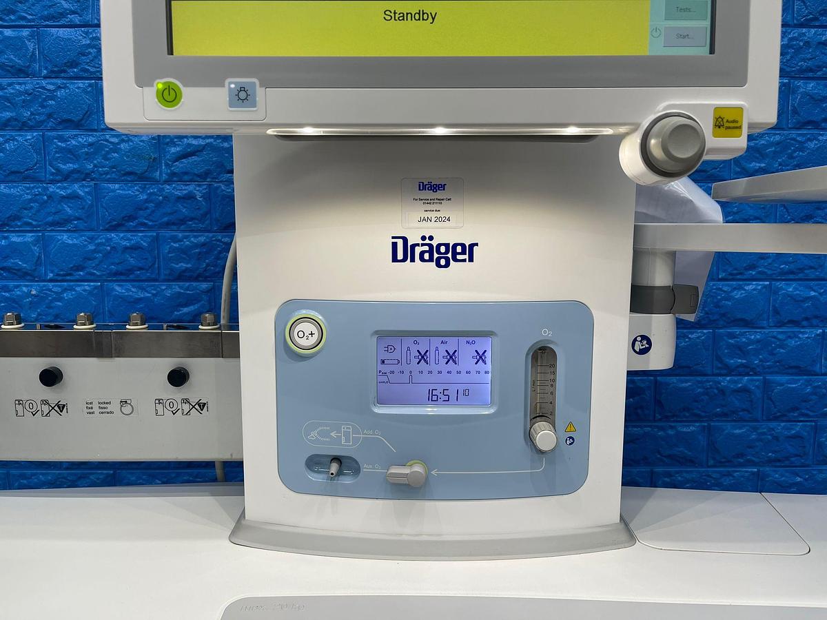 Used Dräger Perseus A500 Anesthesia Machine YOM:2015