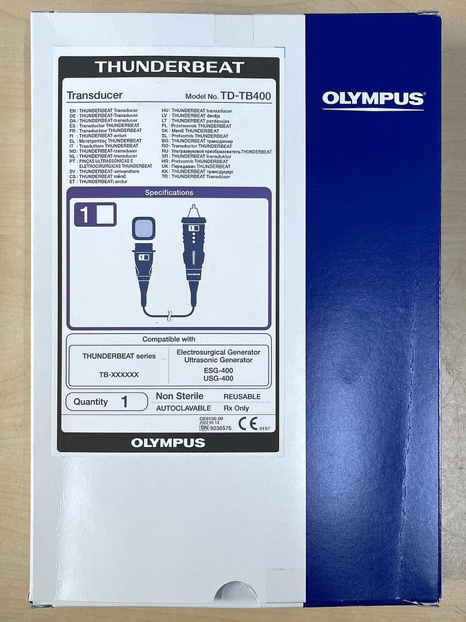Used Olympus Thunderbeat Model: TD-TB400 YOM: 2022 -3 pieces