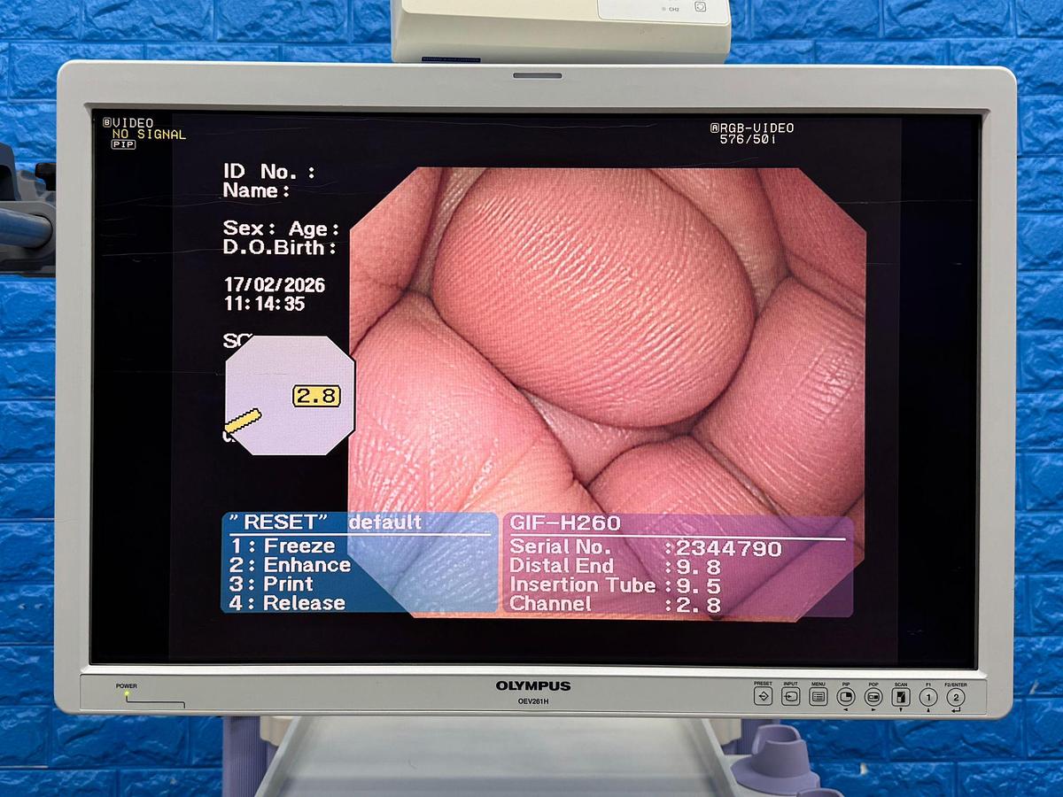 Used Olympus tower  Model : CV-260SL Scope Model : CF-H260DL HD colonoscope  Scope Model : GIF- H260 HD gastroscope  