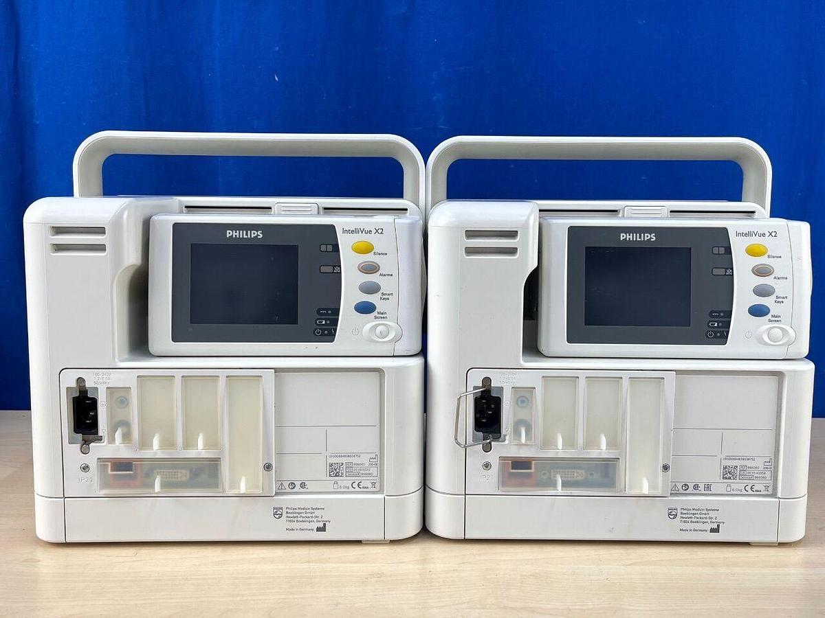 Used PHILIPS 2x Patient Monitor IntelliVue MX 400 YOM