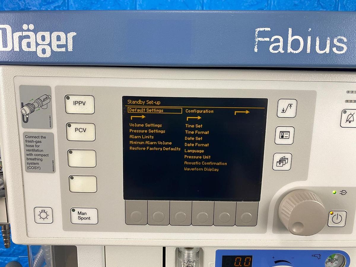 Used Dräger Fabius GS YOM: 2005