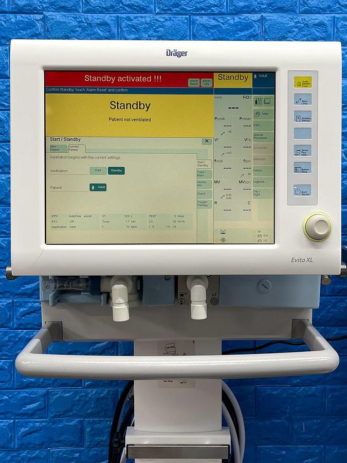 Used 9X Dräger Evita XL Ventilator