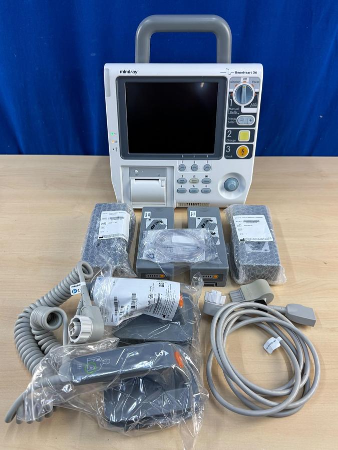 Used Mindray BeneHeart D6 Defibrillator
