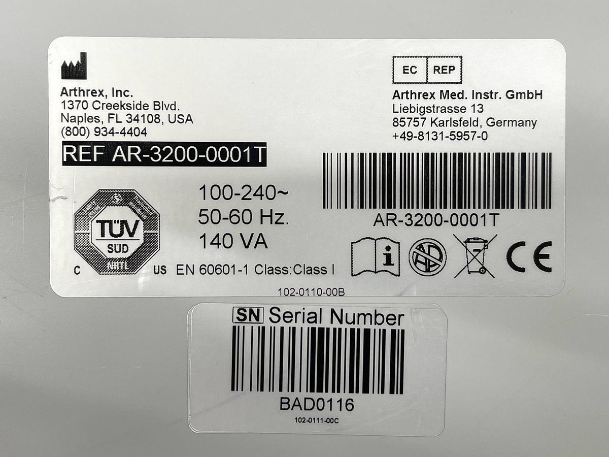 Used Arthrex Synergy HD3 Tower