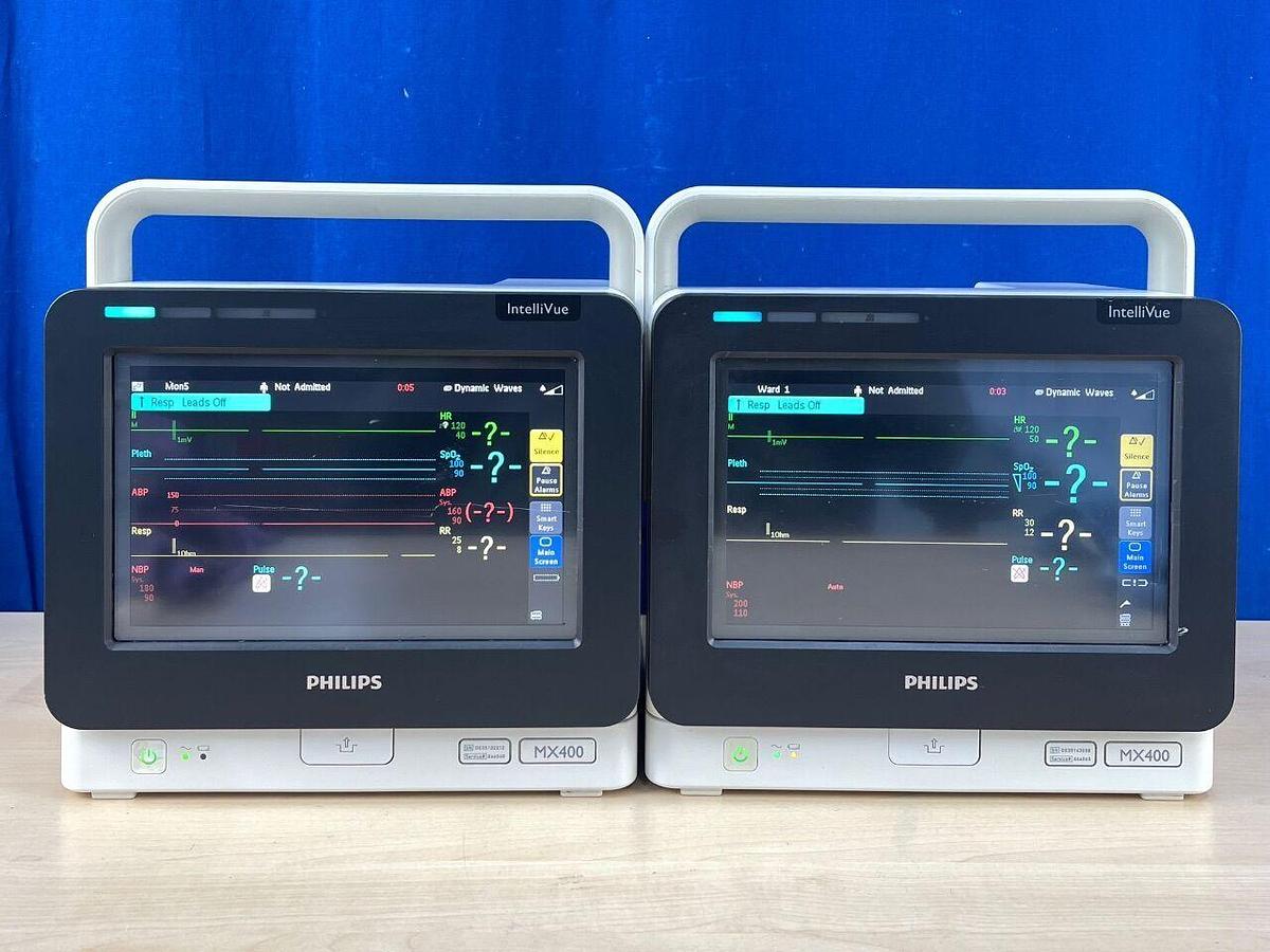 Used PHILIPS 2x Patient Monitor IntelliVue MX 400 YOM
