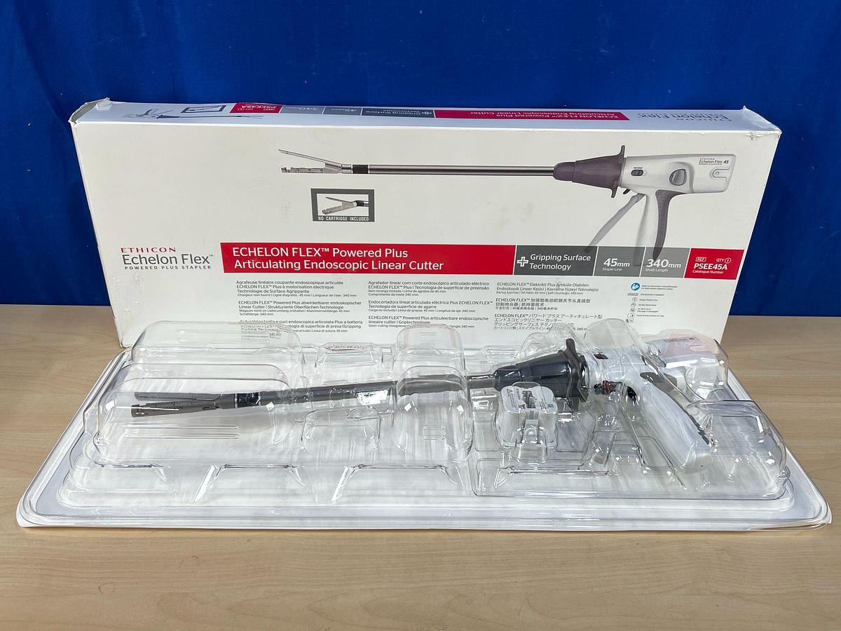 Ethicon Echelon Flex Powered Plus Articulating Endoscopic Linear Cutter Hand piece.