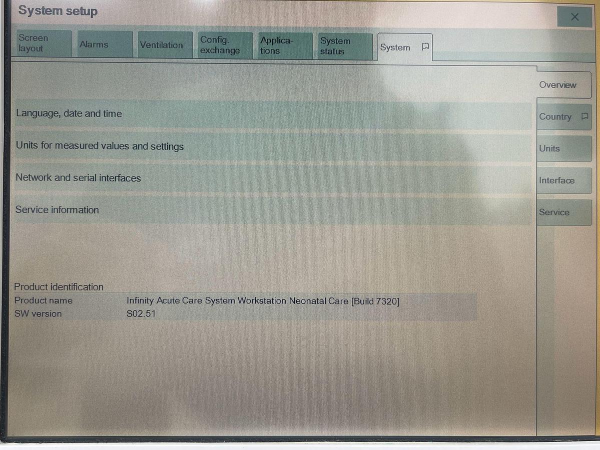 Used Drager Babylog VN500 YOM: 2016