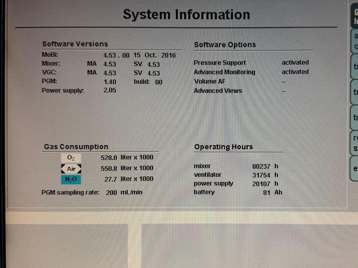 Used Dräger Primus Anaesthesia  YOM: 2008 