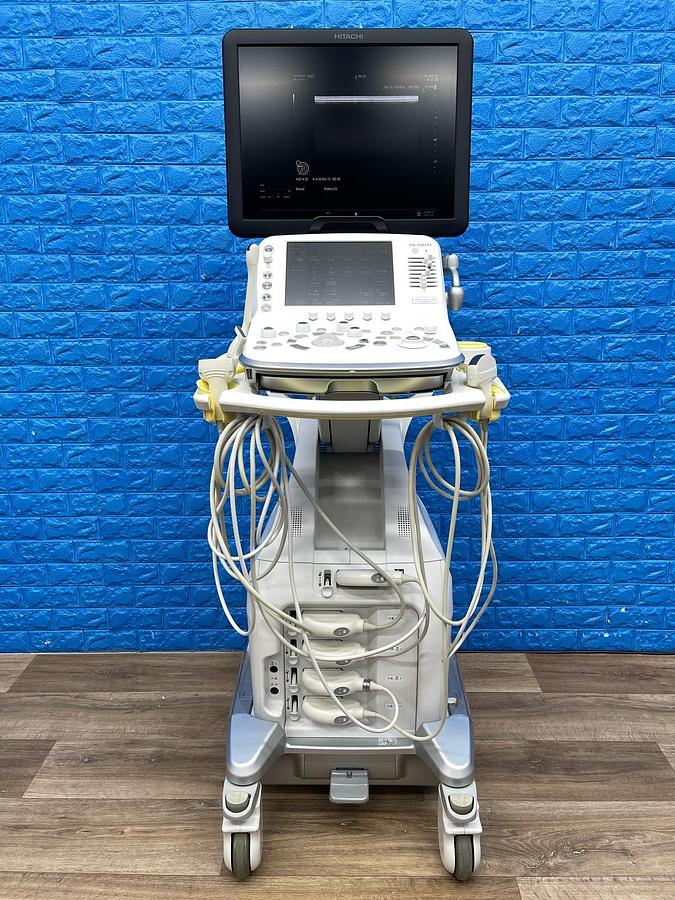 Used Hitachi Aloka Arietta V70 Ultrasound  YOM: 2016 With 5x Probes