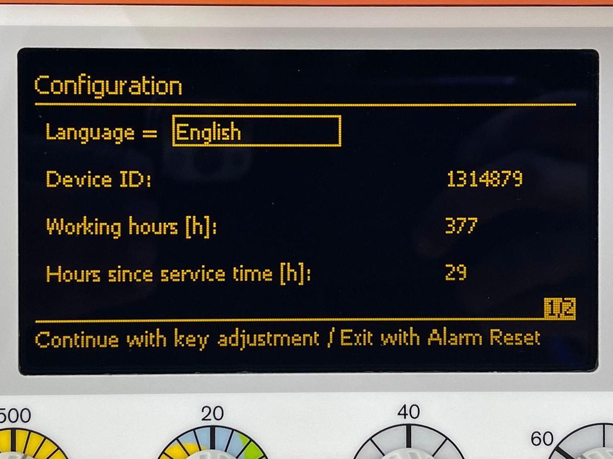 Used Dräger Oxylog 3000 Plus YOM: 2019 Brand New Battery