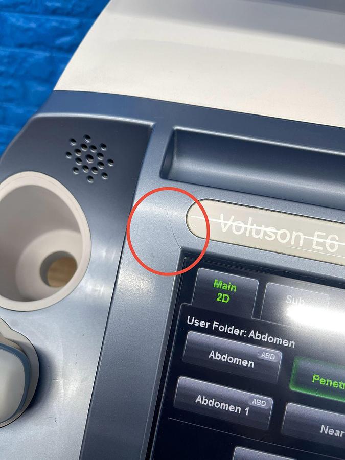 Used GE Datex Ohmeda Voluson E6 Ultrasound YOM: 2015 Probes RAB6-D YOM: 2015 IC5-9-D YOM: 2015