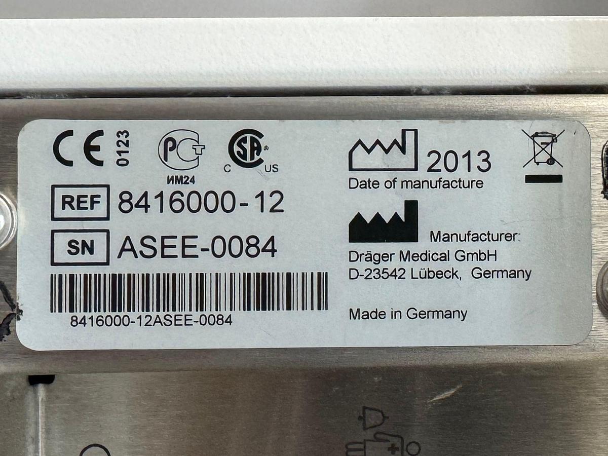 Used Dräger V500 Ventilator  YOM: 2013 