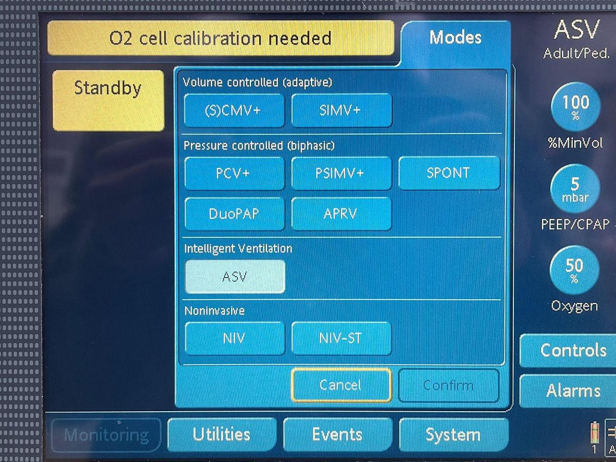 Used Hamilton C2 Ventilator