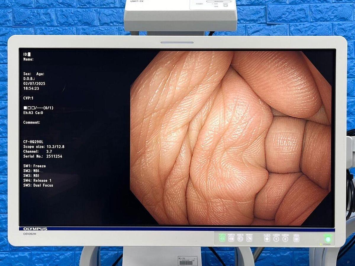 Used OLYMPUS CV-290 CLV-290 Complete Towers with 290 HD Gastro and 290 HD Long colonoscope Endoscopy Processor